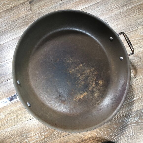 All Clad Metalcrafters Stainless Steel Non Stick 14" Frying Pan Skillet Large - Picture 5 of 10